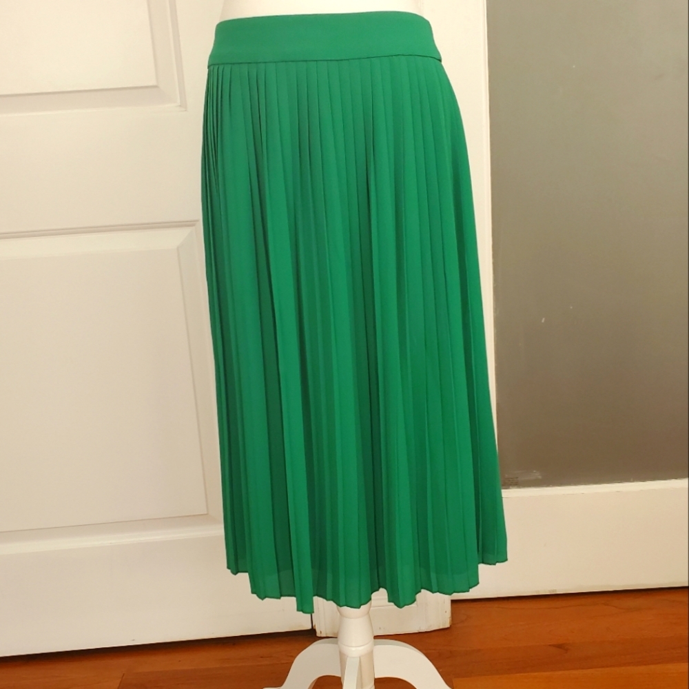 Elegant Pleated Midi Skirt.